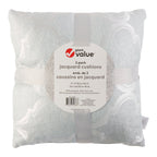 Giant Value Jacquard Cushions, 16-in x 16-in, 2 Pack