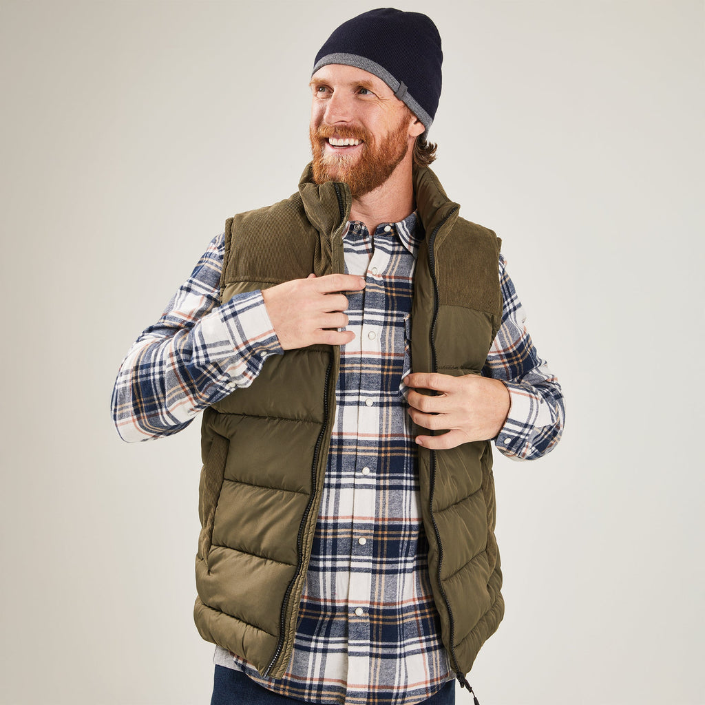 Mountain Ridge Men's Corduroy Vest