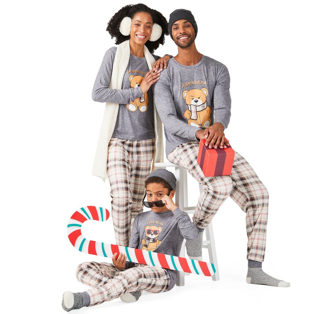 Pyjama à thématique famille Pays nordique SURVIVAL GEAR pour garçons, 2 pièces