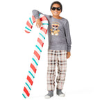 Pyjama à thématique famille Pays nordique SURVIVAL GEAR pour garçons, 2 pièces