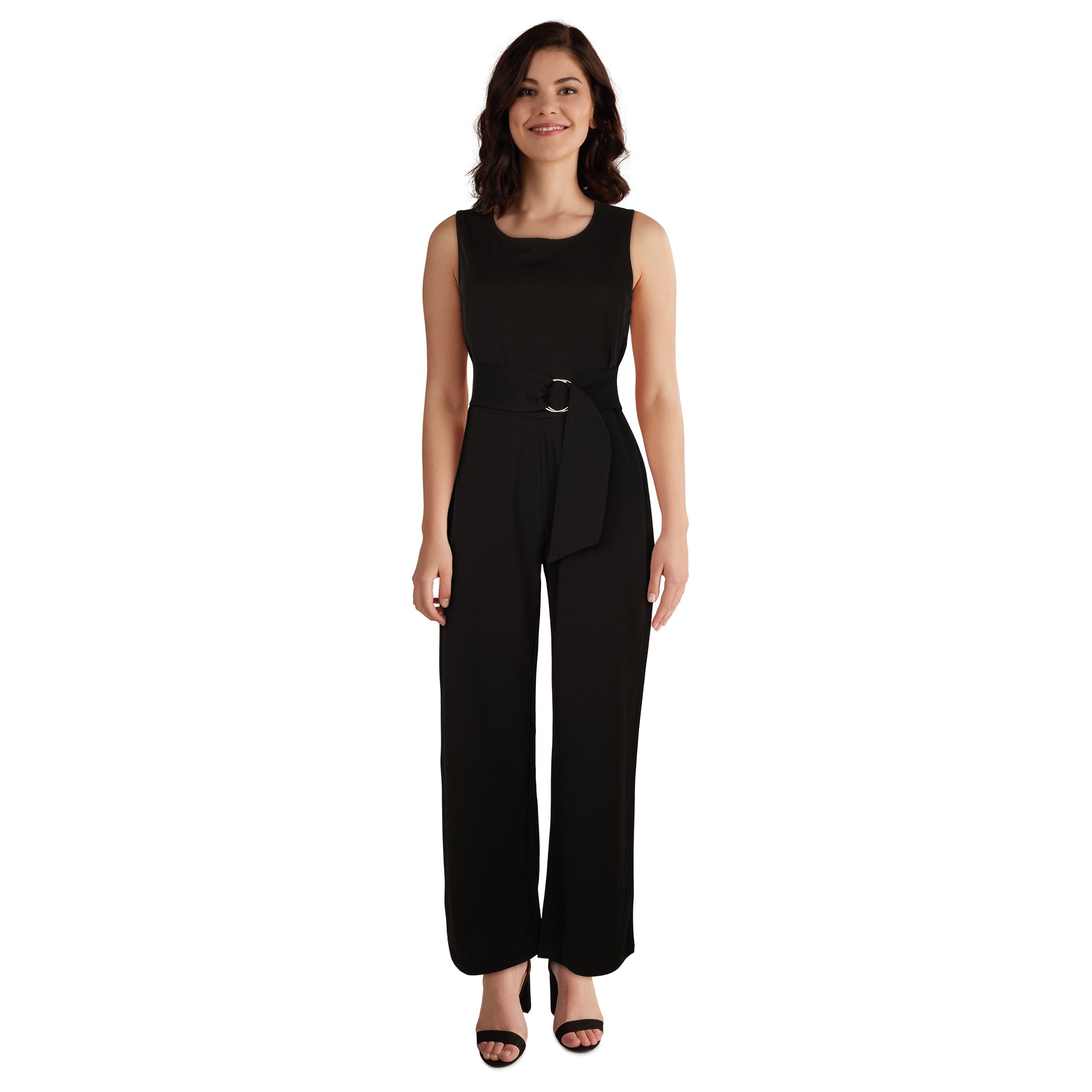 lily morgan Women's Scoop Neck Jumpsuit
