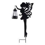 Luminaire sur poteau à l'énergie solaire, fée – 10 po x 22 po