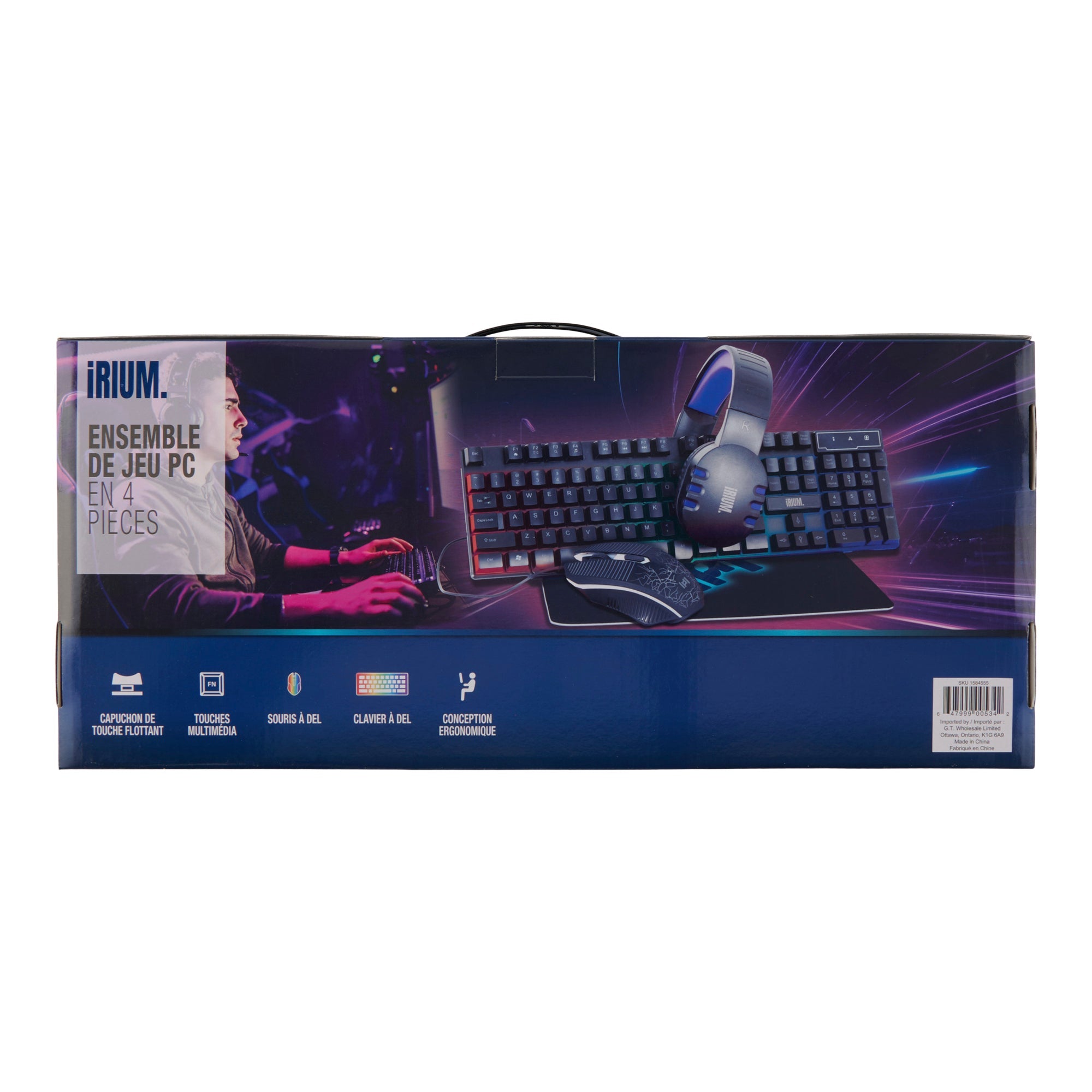4-in-1 Gaming Set, Black
