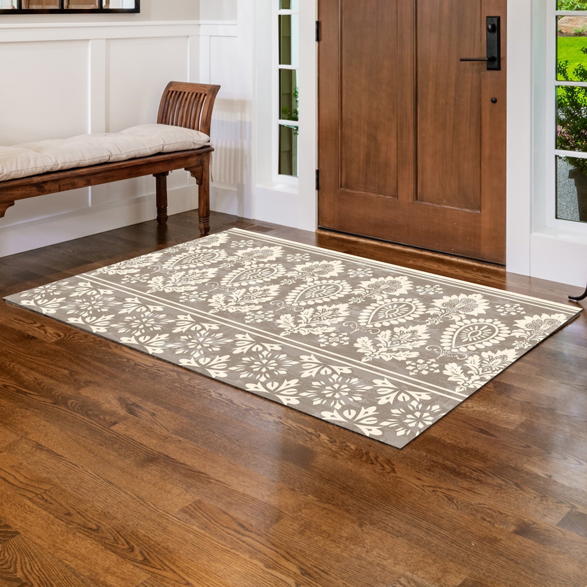 Washable Printed Accent Rug, 20-in x 32-in.