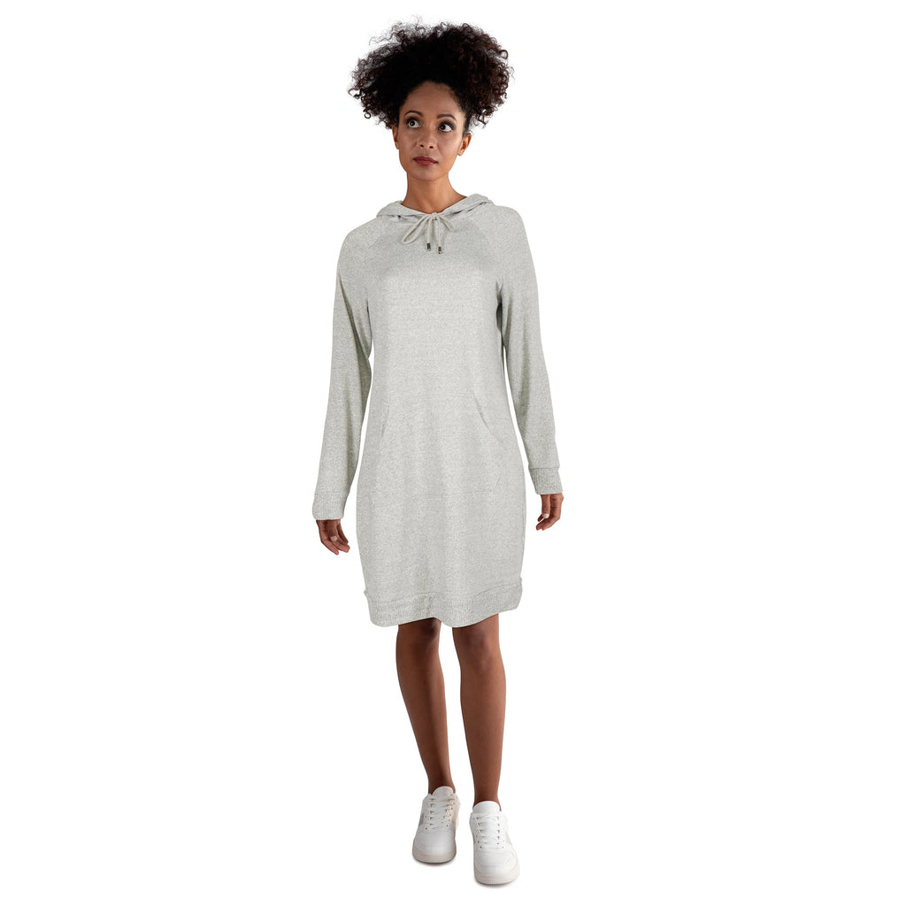 mySTYLE Women's Sweater Knit Hooded Dress