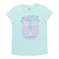 BELLA & BIRDIE Girls' Day Dreamer Printed Short Sleeve T-Shirt