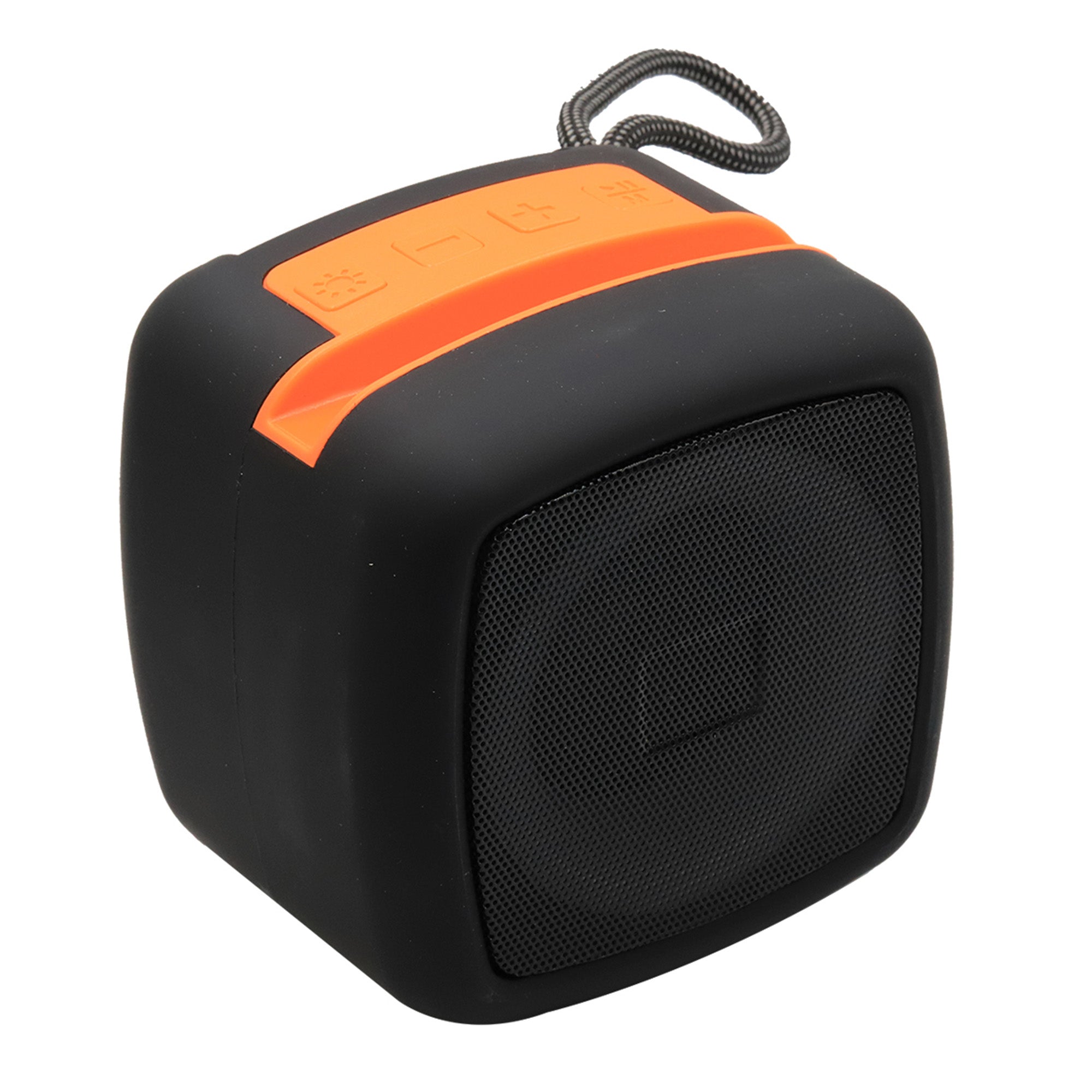 RGB Portable Speaker, 4-in x 3-in x 4-in.
