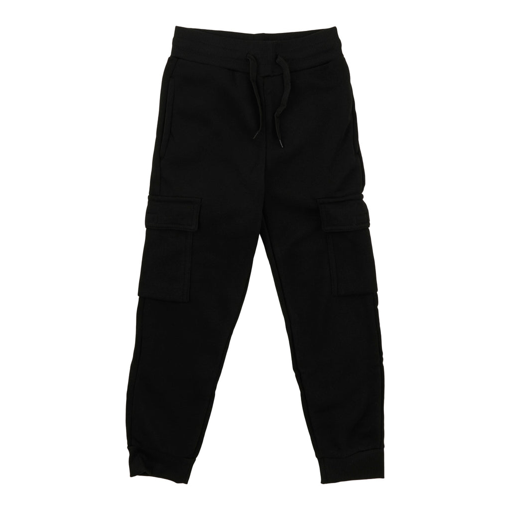 Pantalon de jogging en molleton uni pour garçons