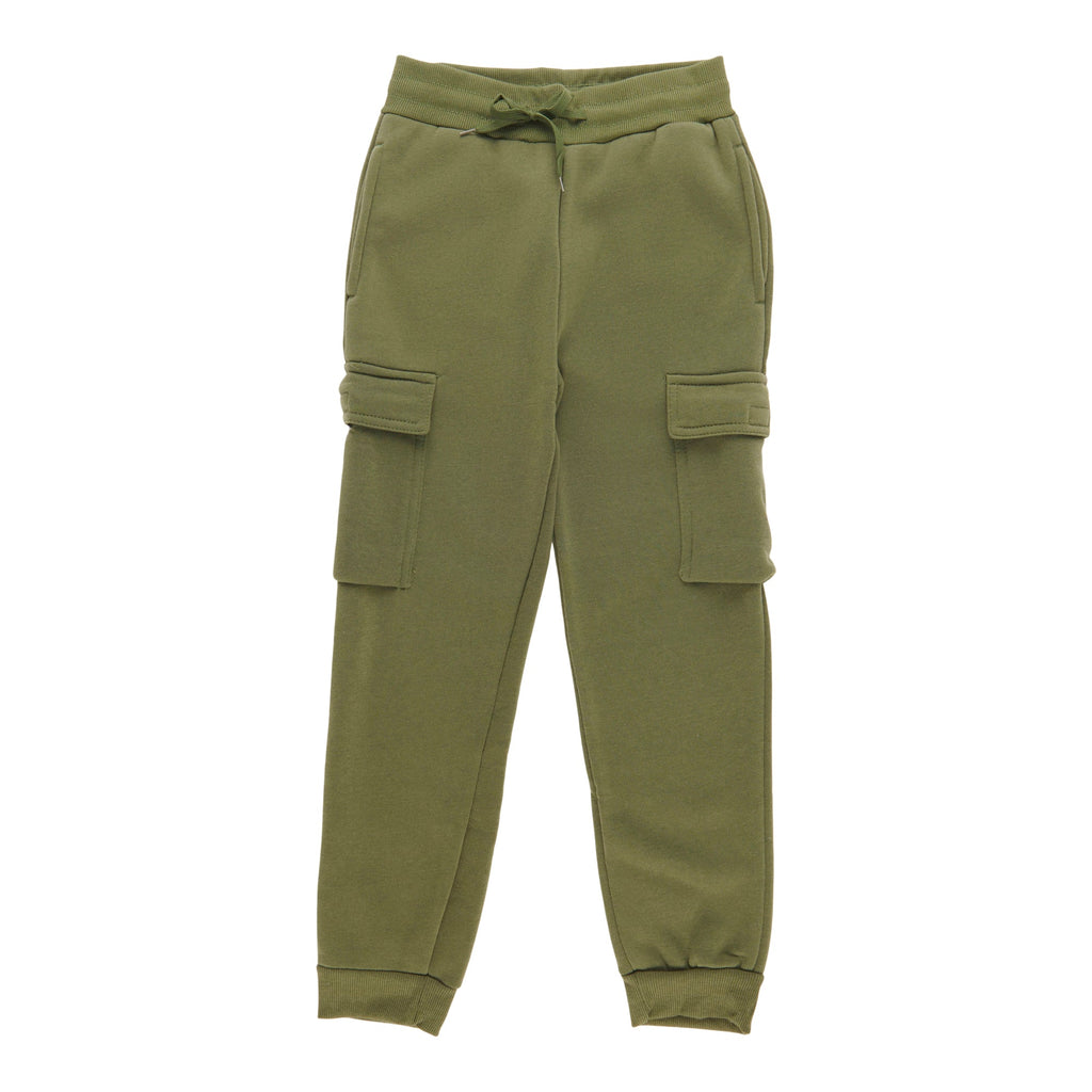 Pantalon de jogging en molleton uni pour garçons