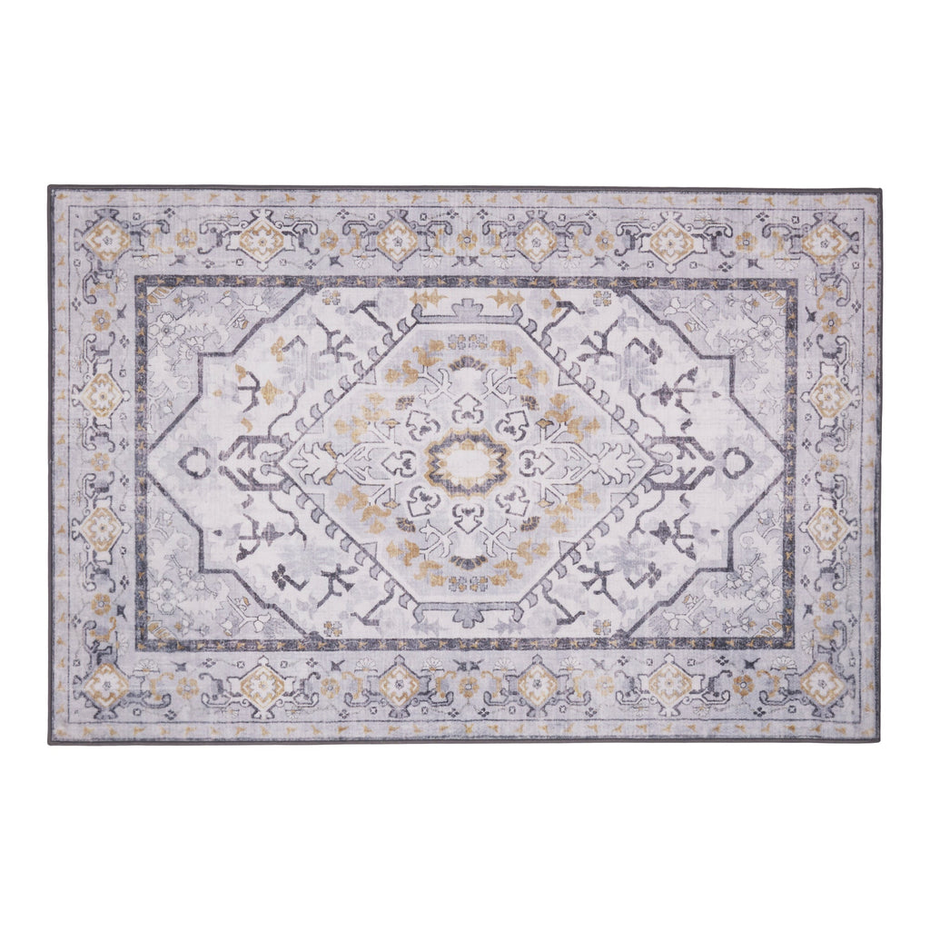 Washable Printed Area Rug, 3-ft x 4-ft.