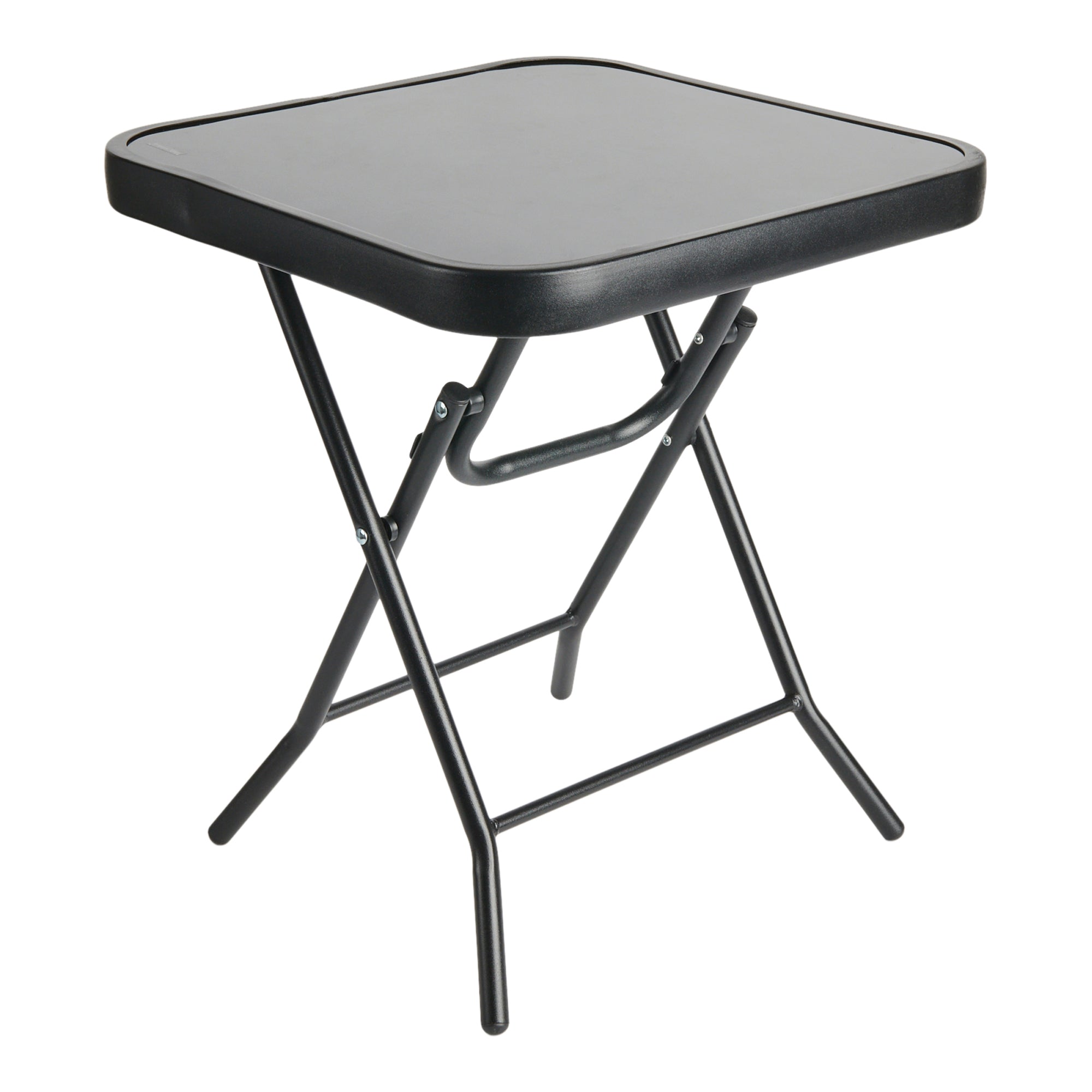 Table d'appoint pliable, 15 po x 15 po x 18 po