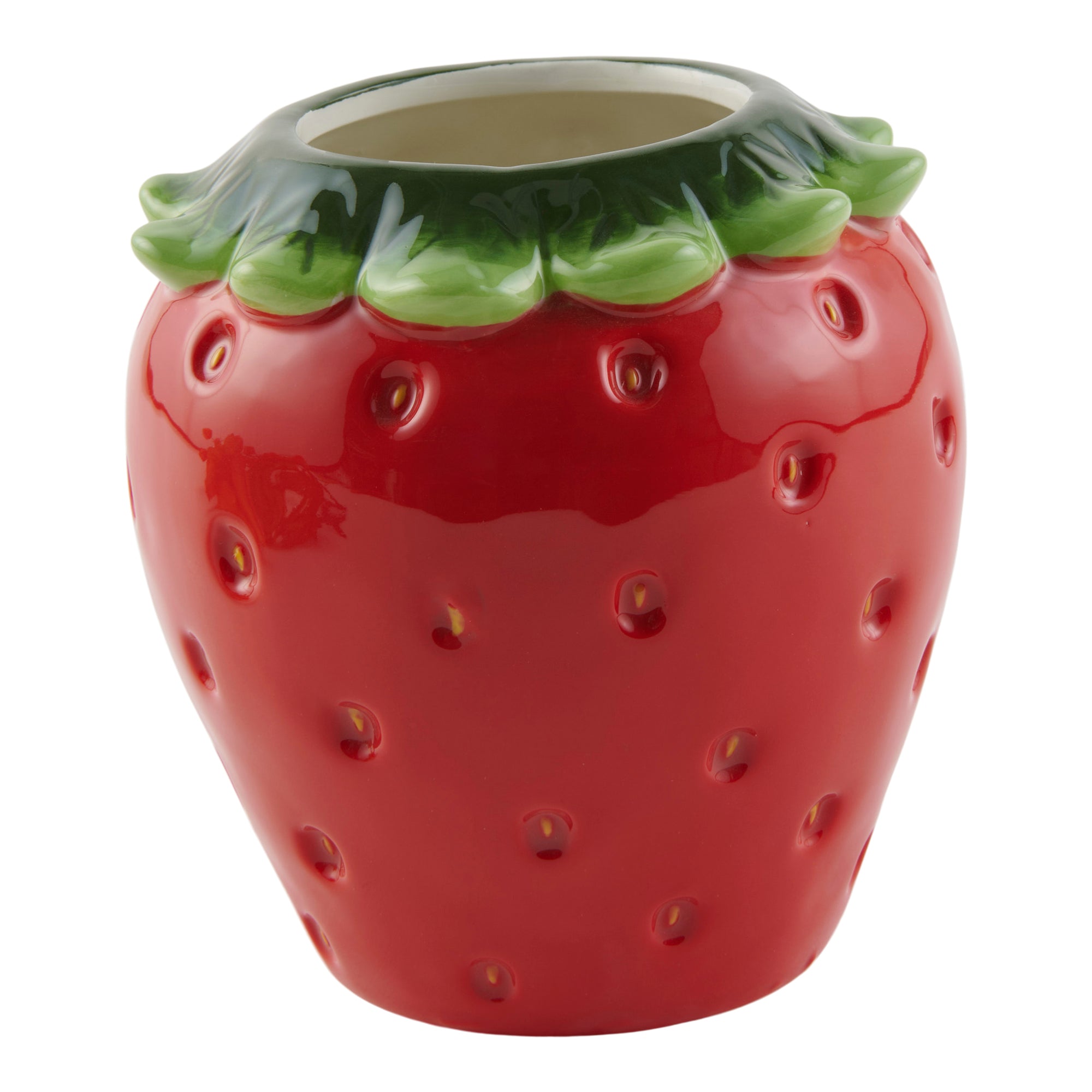 Ceramic Fruit Shaped Planter, 5-in.