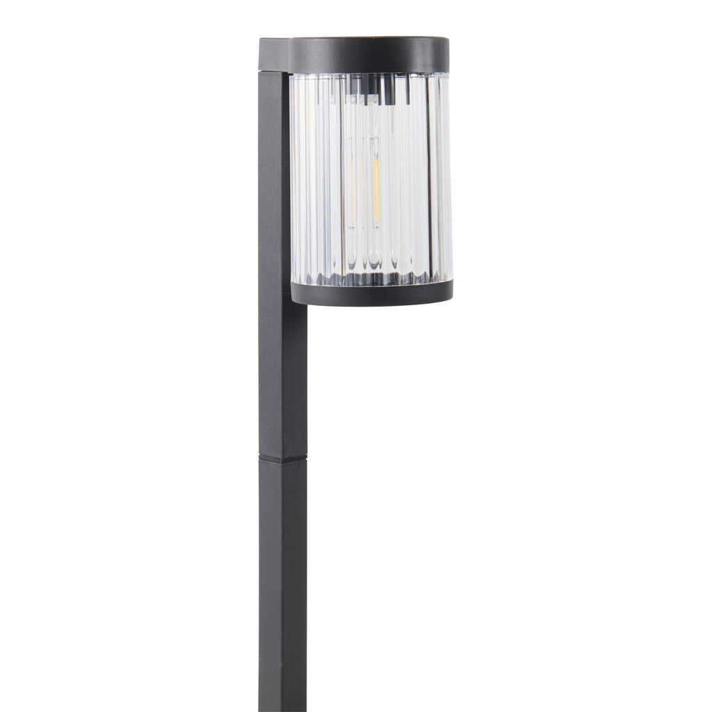 Lampe solaire sur piquet de style lustre, 4 po x 5 po x 16 po
