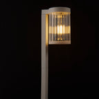 Lampe solaire sur piquet de style lustre, 4 po x 5 po x 16 po