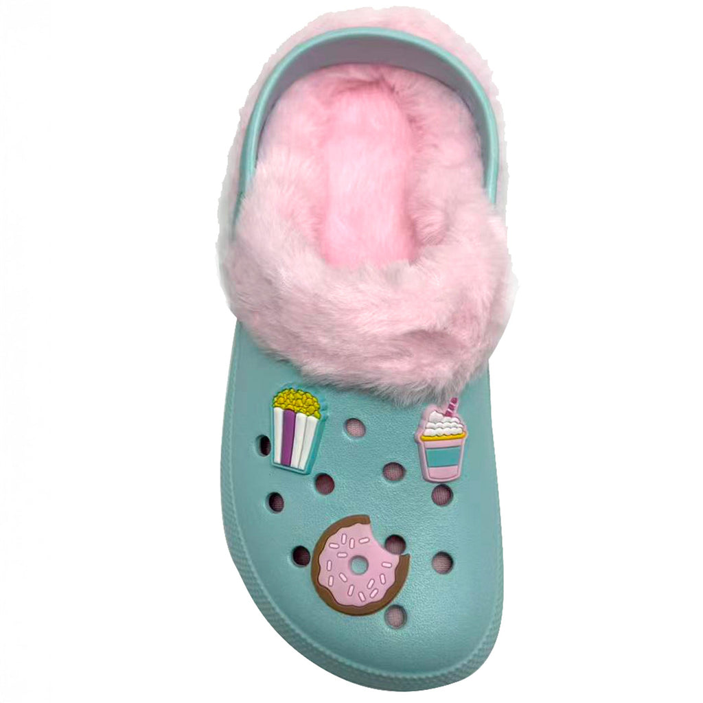 BELLA & BIRDIE Girls' Lined 3D Clogs