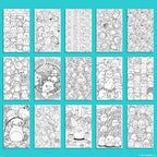 Ensemble à dessiner et à colorier Squishmallows, 30 pages, 5,75 po x 9,5 po