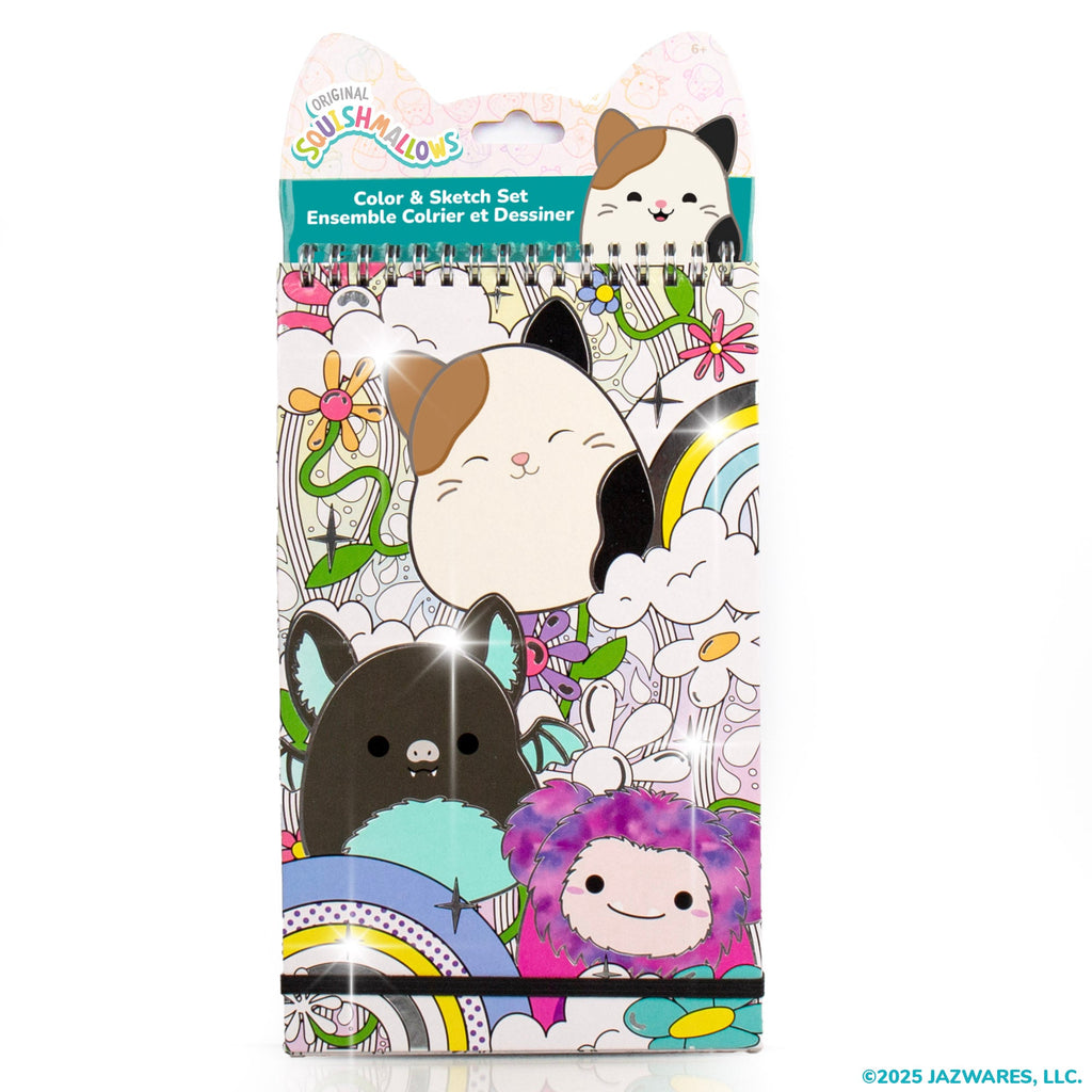 Ensemble à dessiner et à colorier Squishmallows, 30 pages, 5,75 po x 9,5 po
