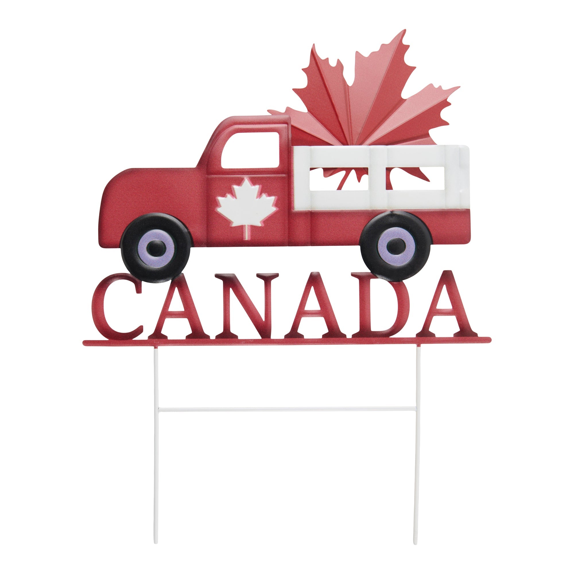 Canada Car Garden Stake, 23.5-in.