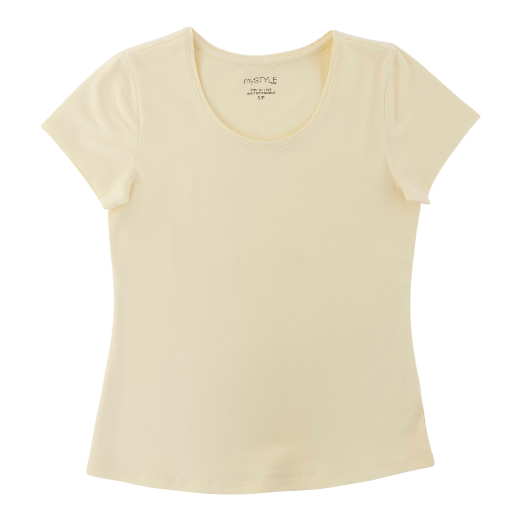mySTYLE Women's Fitted Scooped T-Shirt