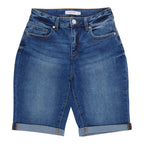 Bermuda en denim à revers Doux confort mySTYLE pour femmes
