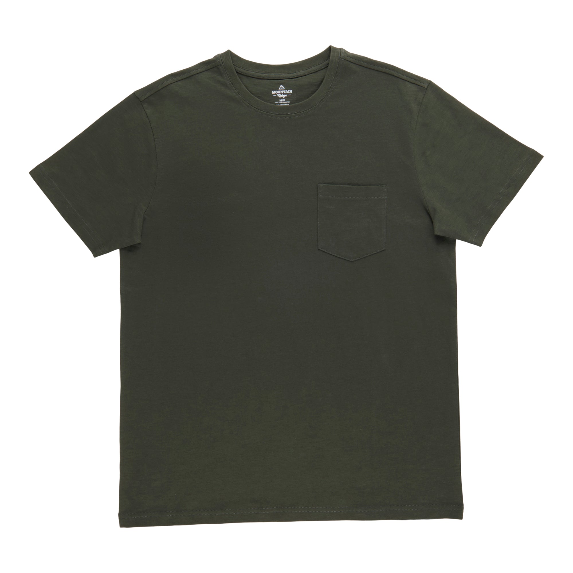 Mountain Ridge Men's Textured Front Pocket T-Shirt