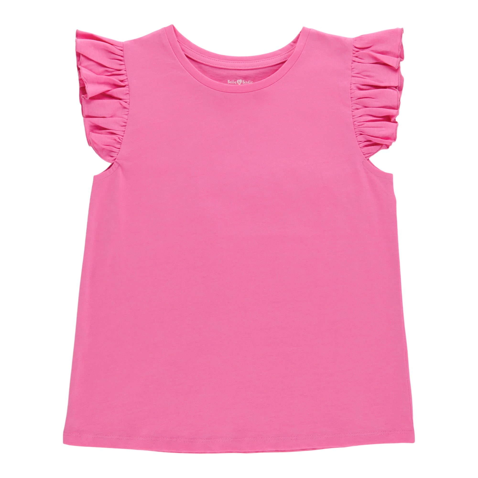 BELLA & BIRDIE Girls' Day Dreamer Ruffle Tank Top