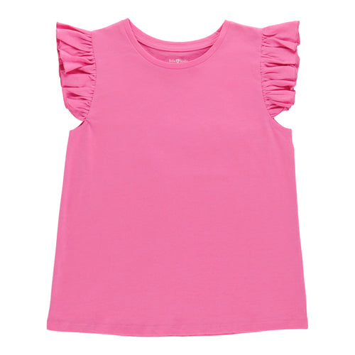 BELLA & BIRDIE Girls' Day Dreamer Ruffle Tank Top