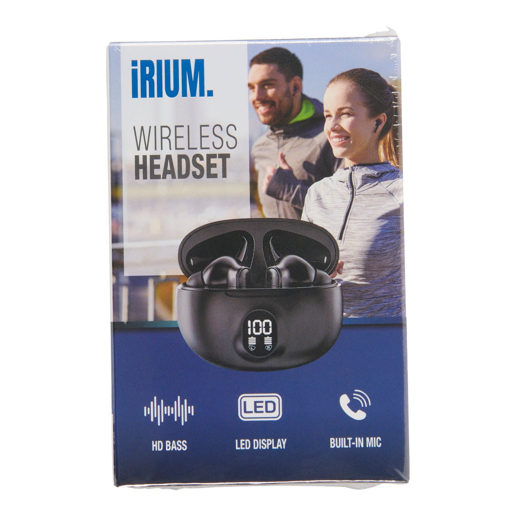 Earbuds With Charge Case, Black