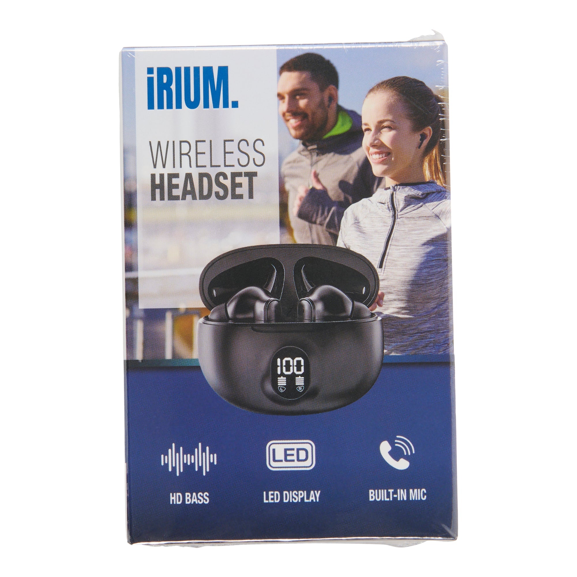 Earbuds With Charge Case, Black
