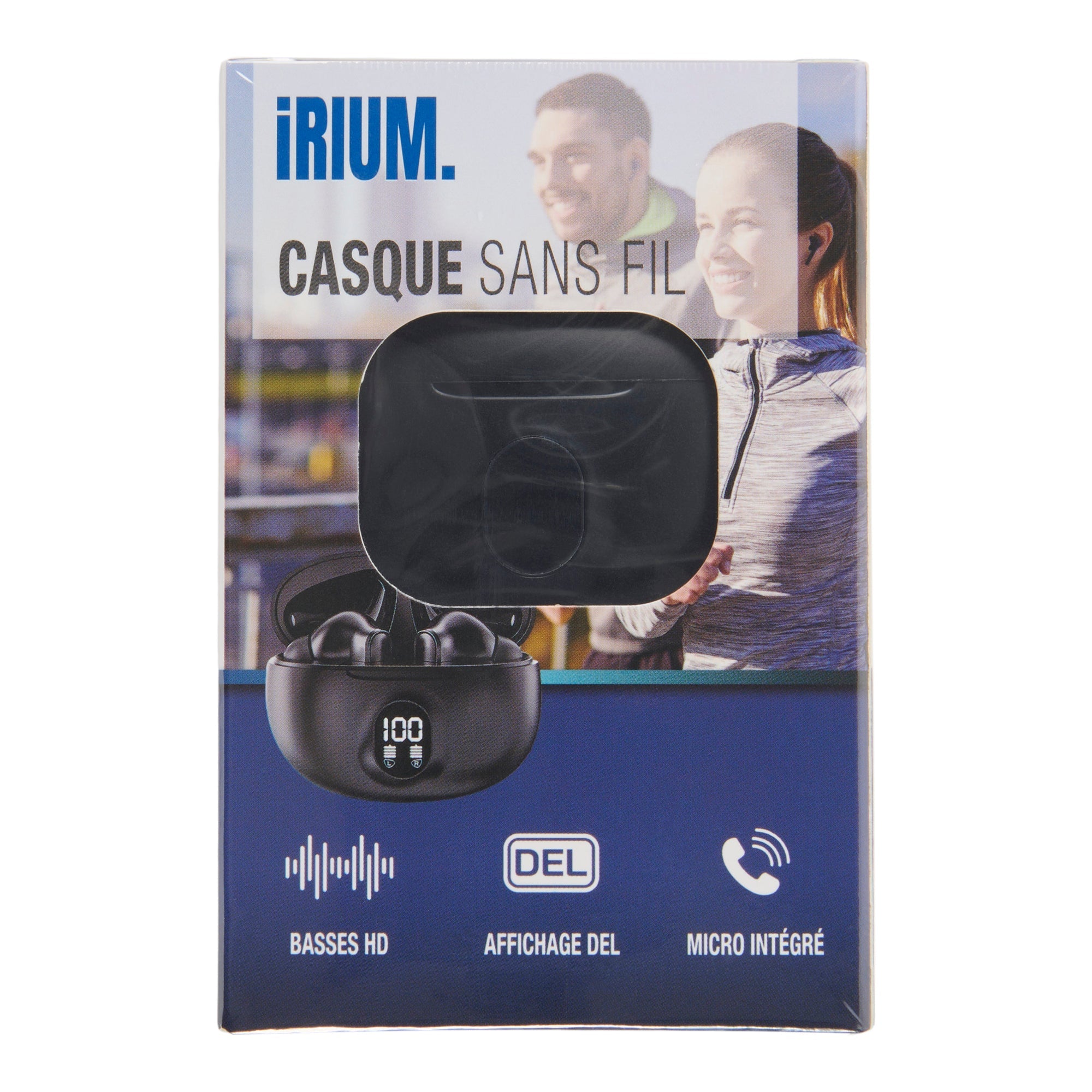 Earbuds With Charge Case, Black