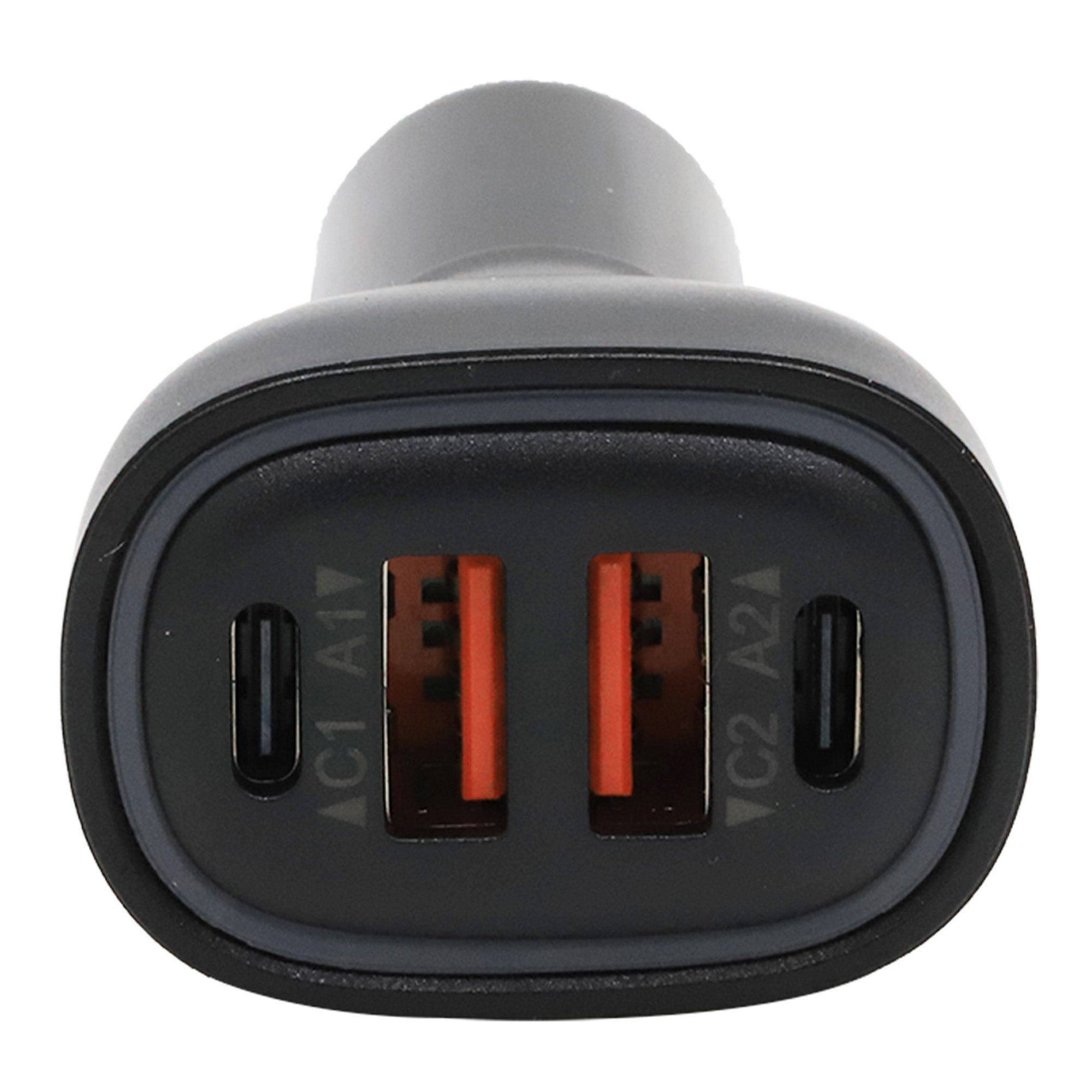 60W Car Charger, Black