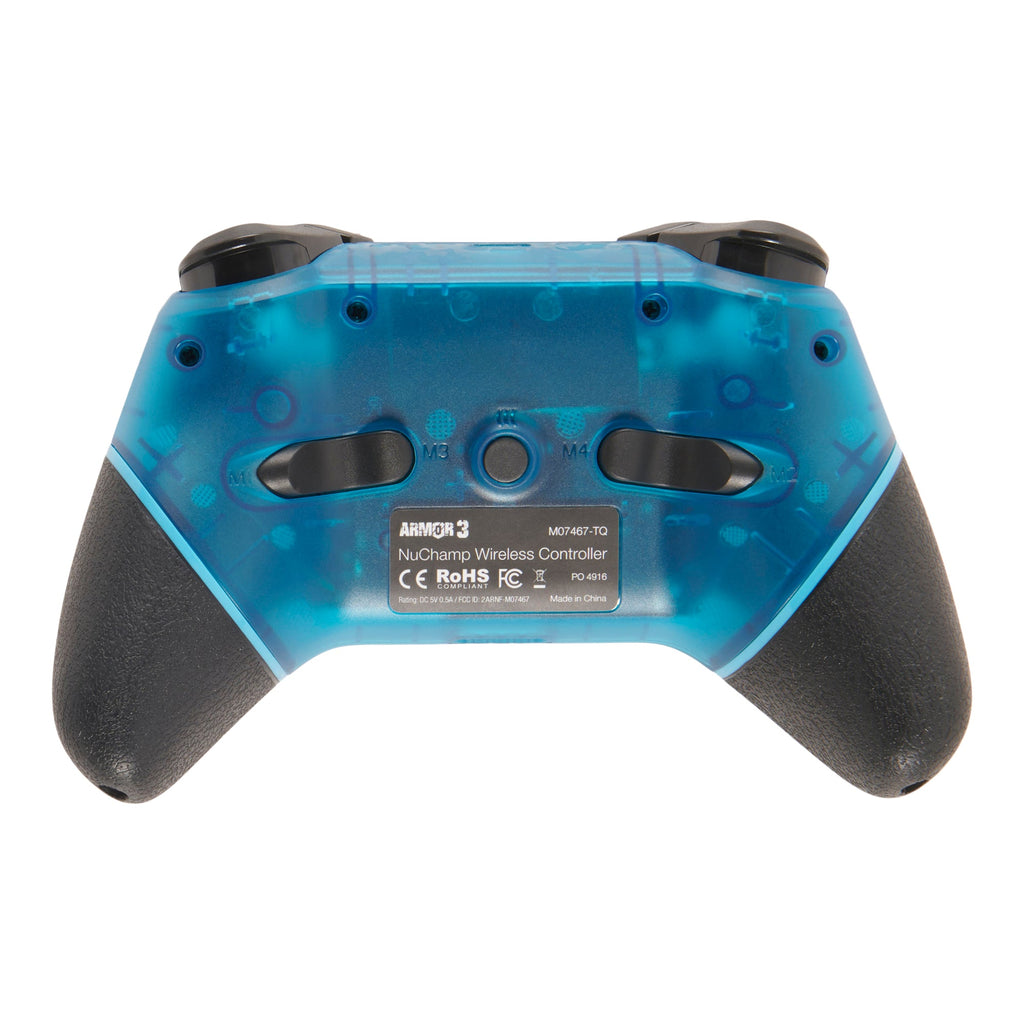 Manette sans fil Armor 3 NuChamp pour Nintendo Switch, turquoise