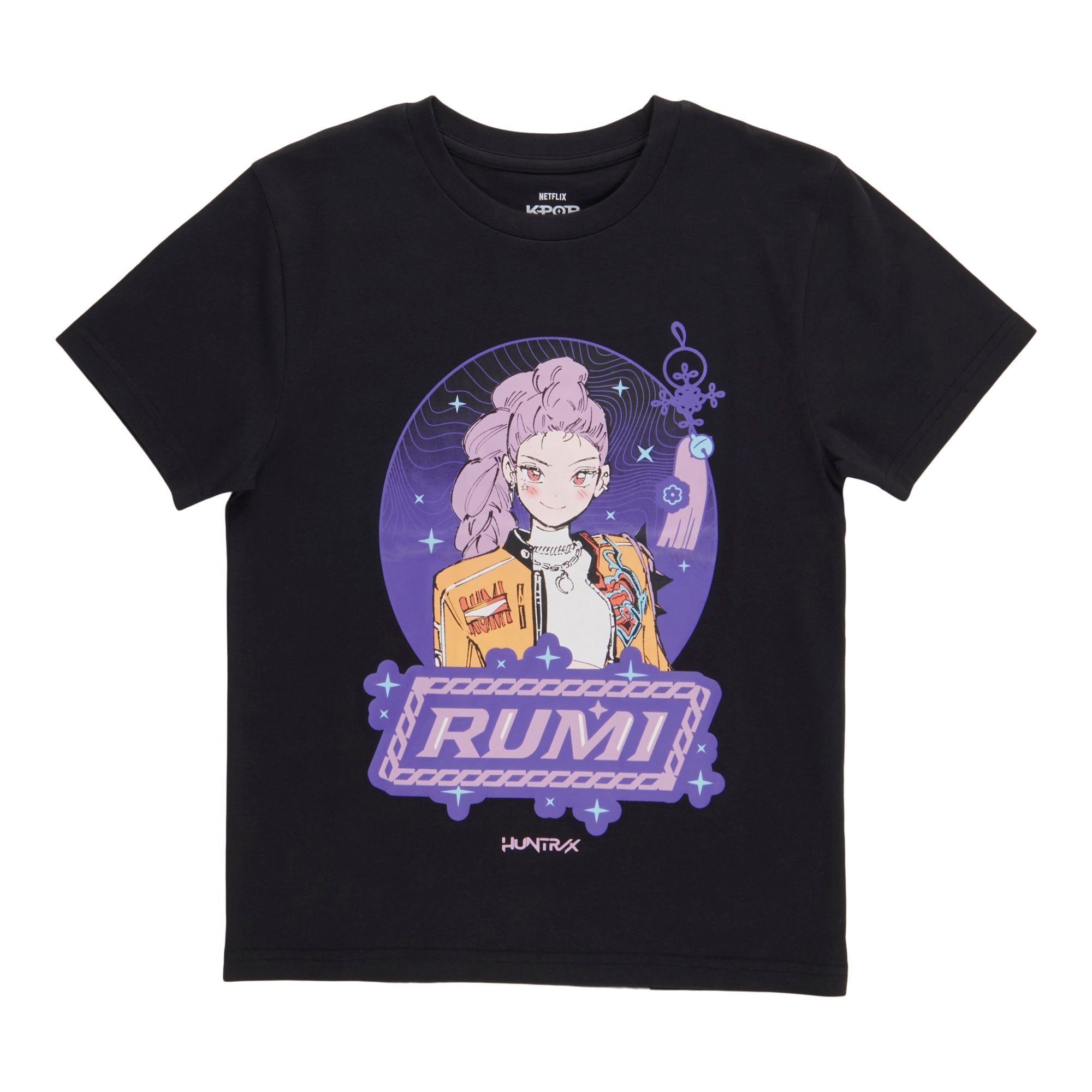 T-shirt à manches courtes Les Guerrières de la K-pop sous licence pour filles