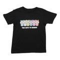 T-shirt imprimé à manches courtes Labubu sous licence pour filles