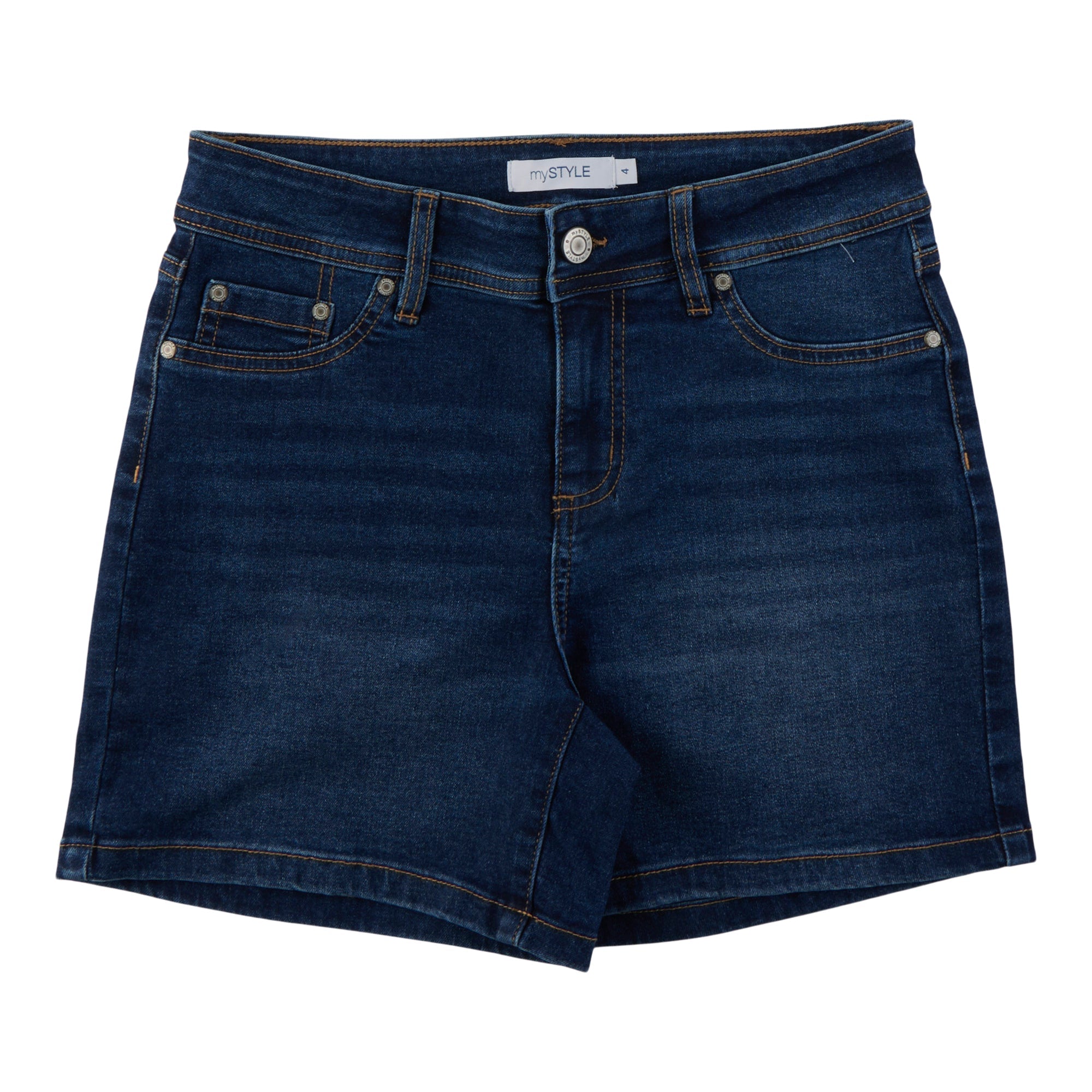 mySTYLE Women's Seasonal Boyfriend Denim Shorts