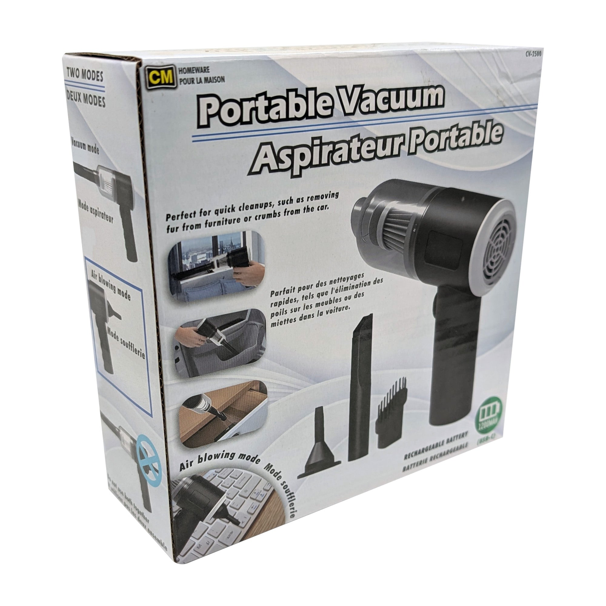 Aspirateur à main rechargeable