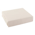 Ensemble de draps riches en coton HomeStyles, très grand lit, beige, 4 pièces