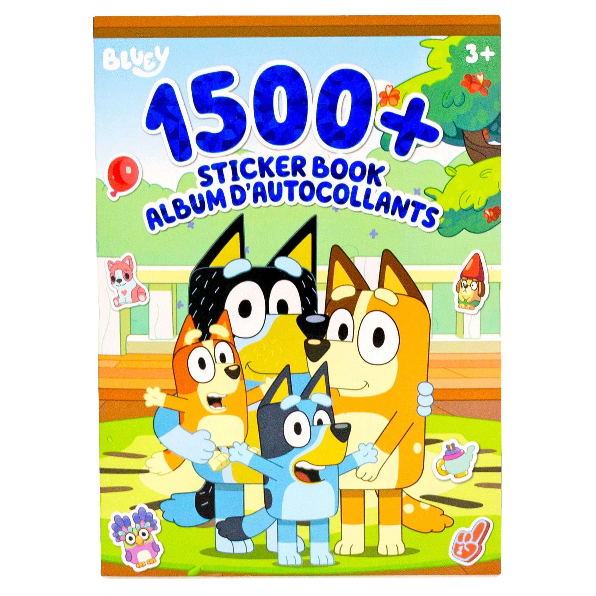Bluey 1500+ Sticker Book, 14.5-in x 20-in.