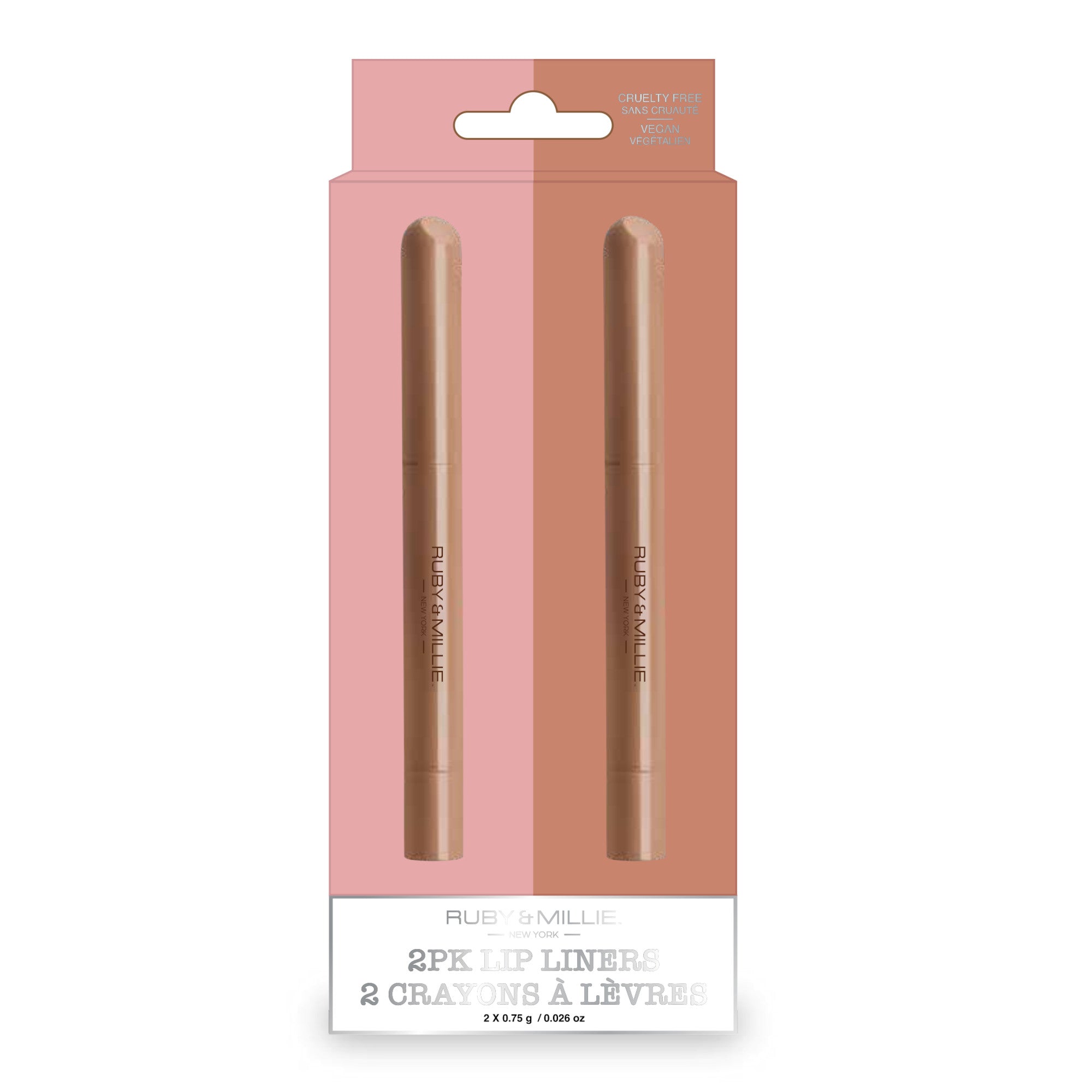 Ruby & Millie Lip Liners, 2-Pack