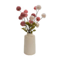 Décoration florale dans un pot en céramique HomeStyles, 4 po x 4 po x 16,5 po
