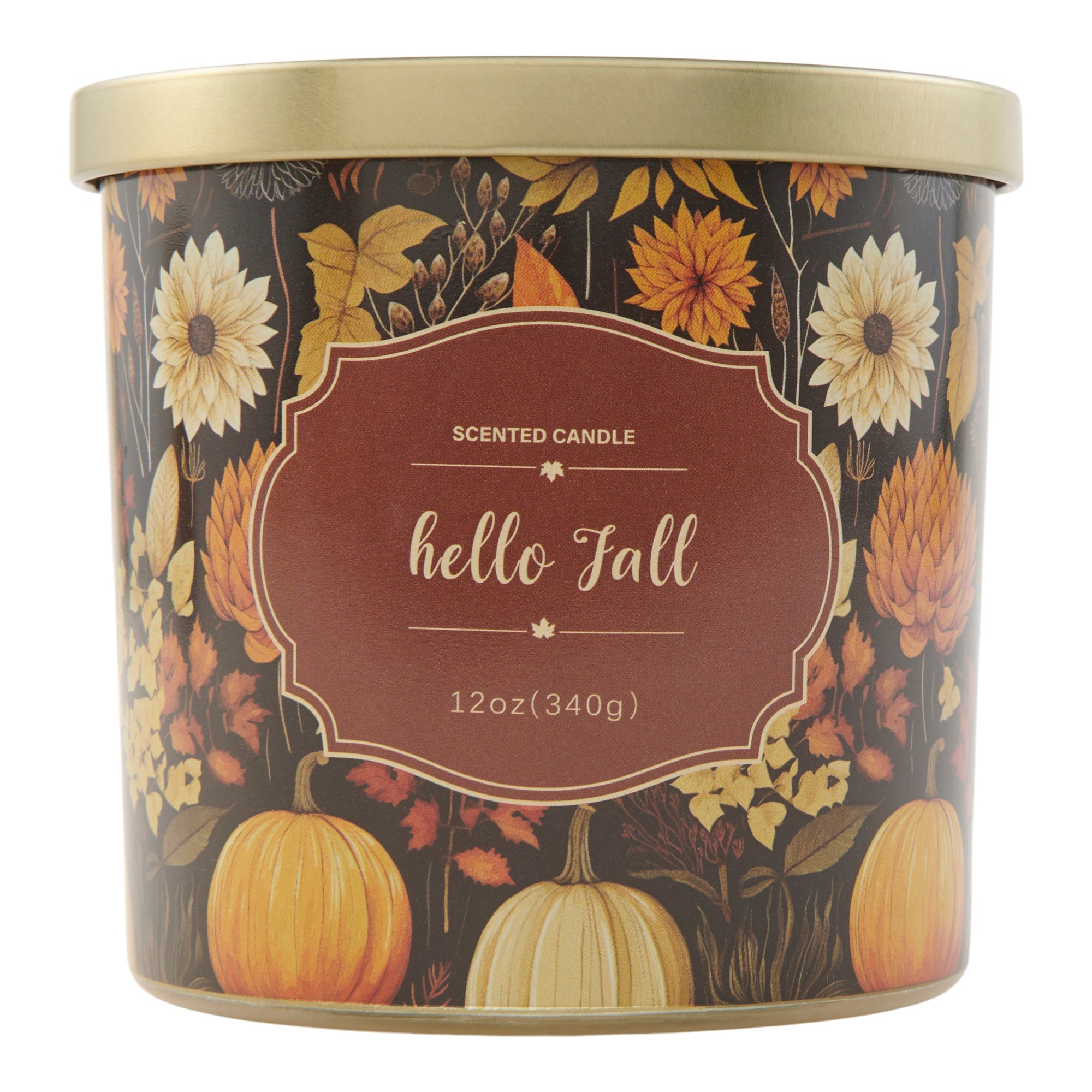 HomeStyles Fall Jar Candles, 12-oz.