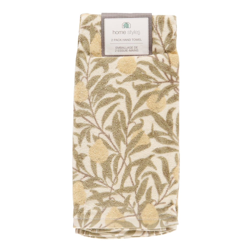 HomeStyles Harvest Hand Towel, 16-in x 24-in, 2 Pack