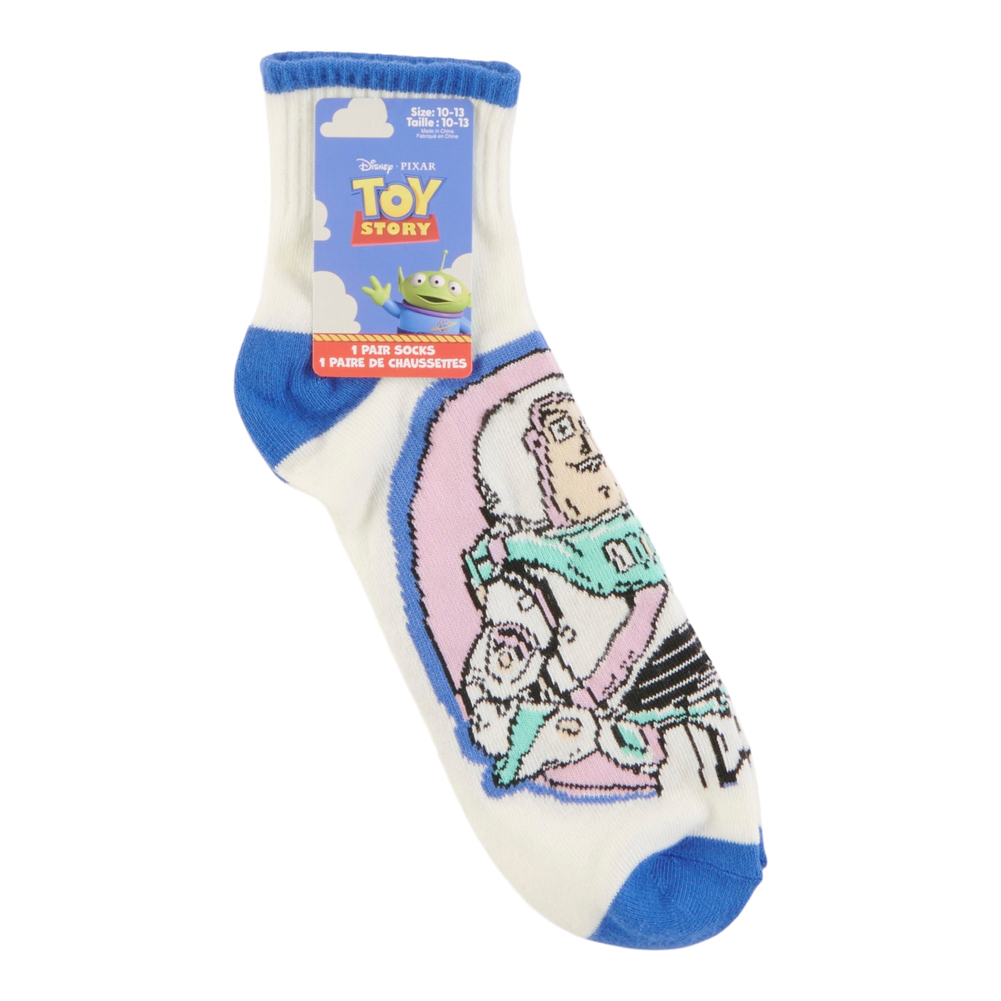 Toy Story Men's Licensed Quarter Crew Socks