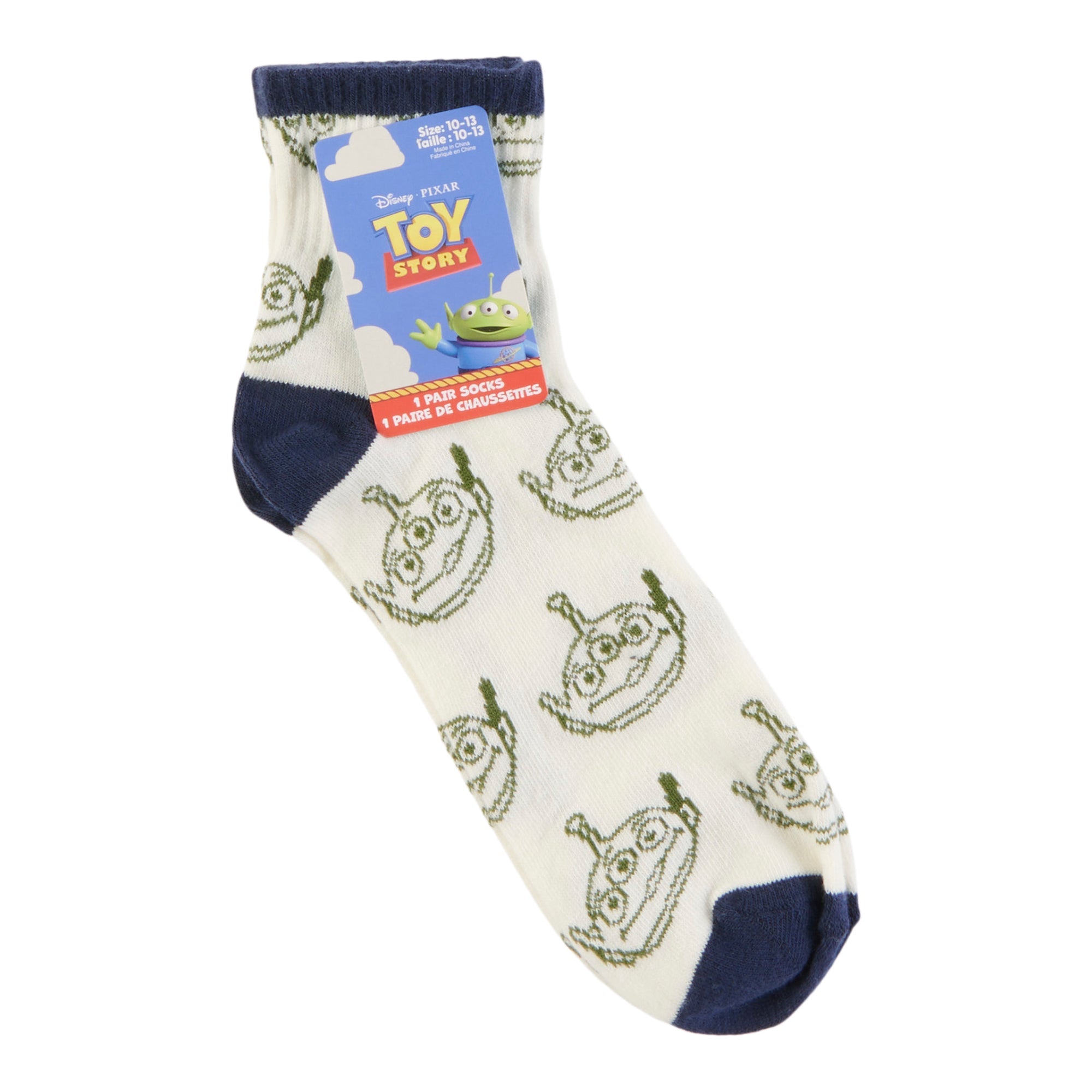 Toy Story Men's Licensed Quarter Crew Socks