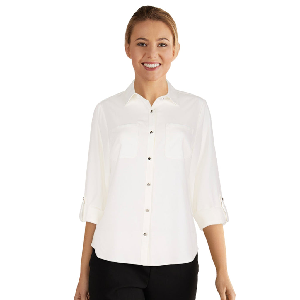 lily morgan Women's Silky Stretch Blouse