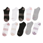 Fruit of the Loom Women's Sport Socks, 10-Pack, Assorted