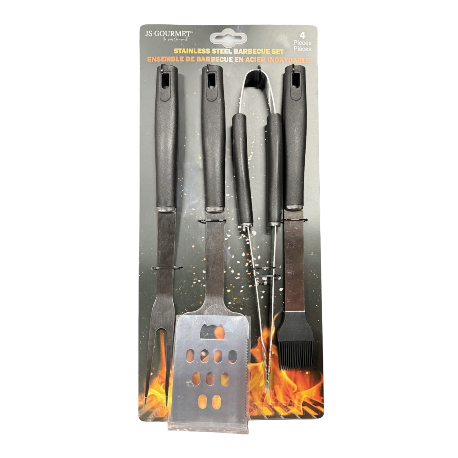 BBQ Tool Set, 4 Piece