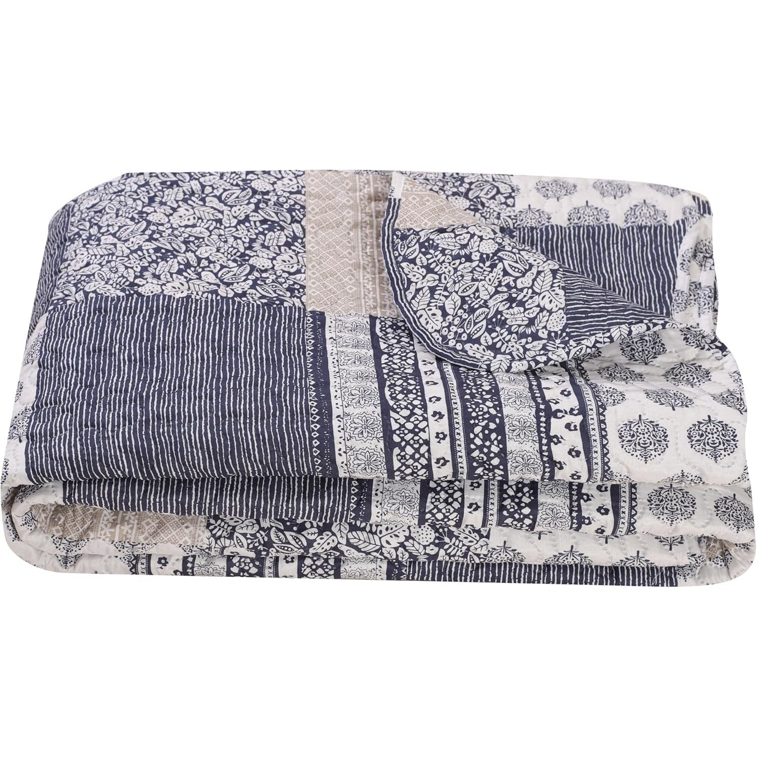 Pinsonic Quilt Set, Queen, 3 Piece