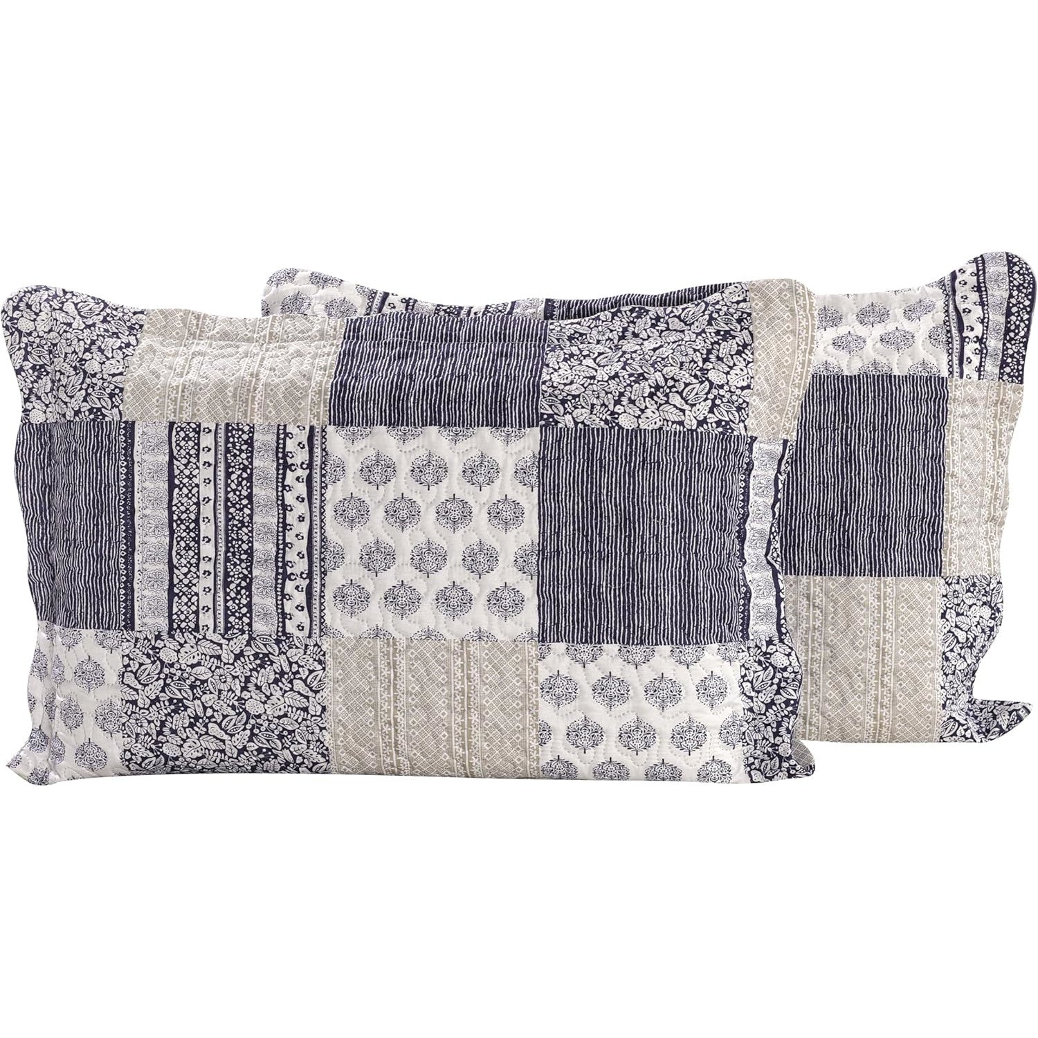 Pinsonic Quilt Set, Queen, 3 Piece