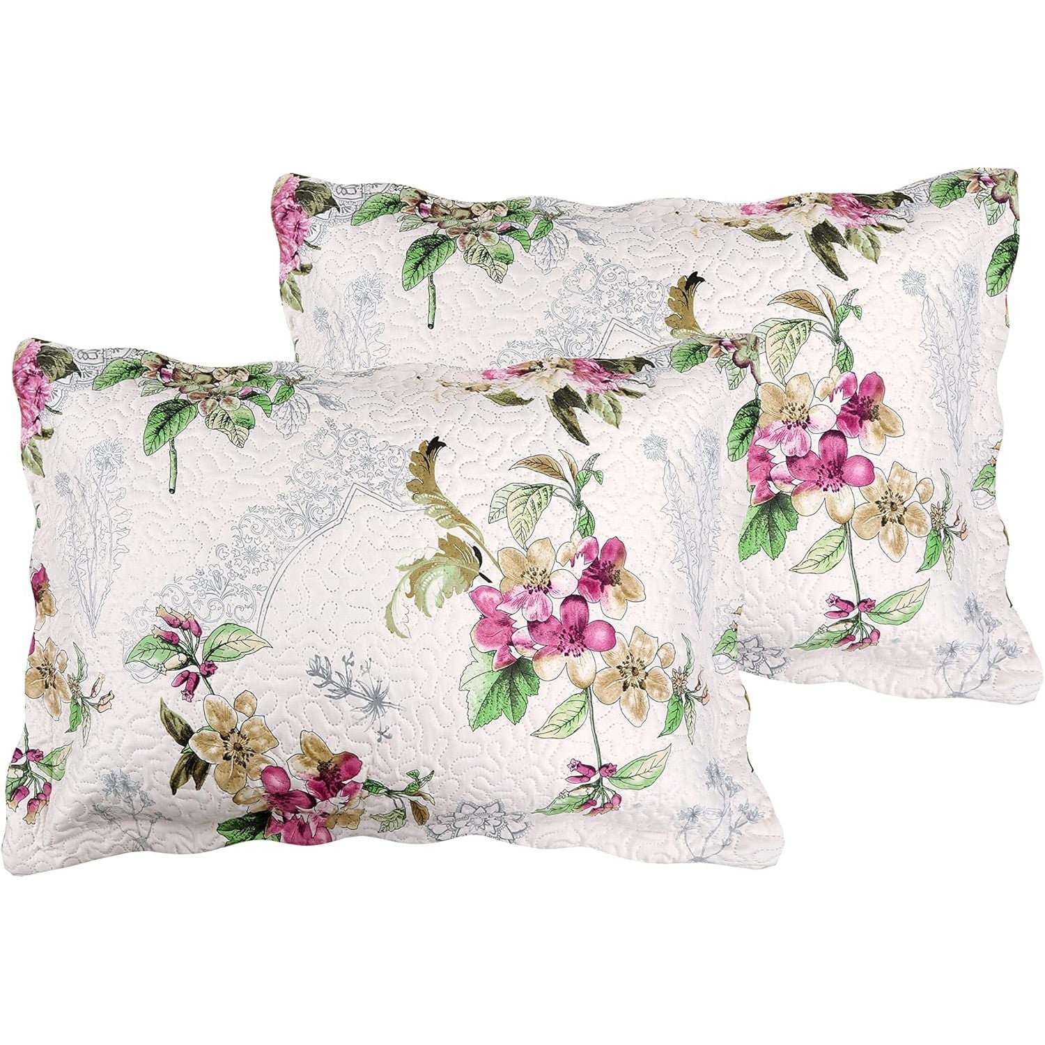 Pinsonic Quilt Set, Queen, 3 Piece